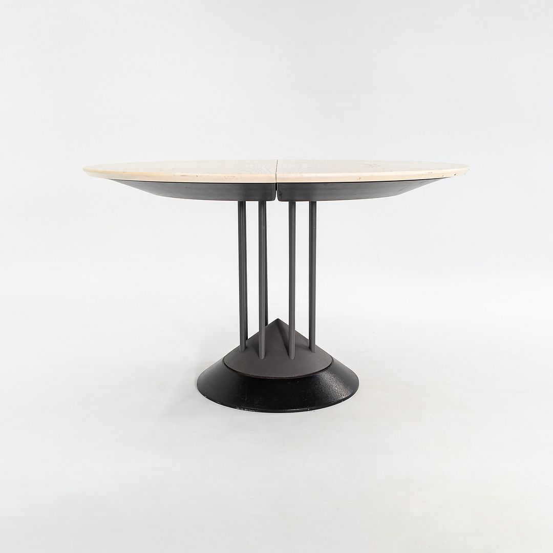 1990s Peter Maly for Tonon Italia Postmodern Extension Dining Table with Leaf