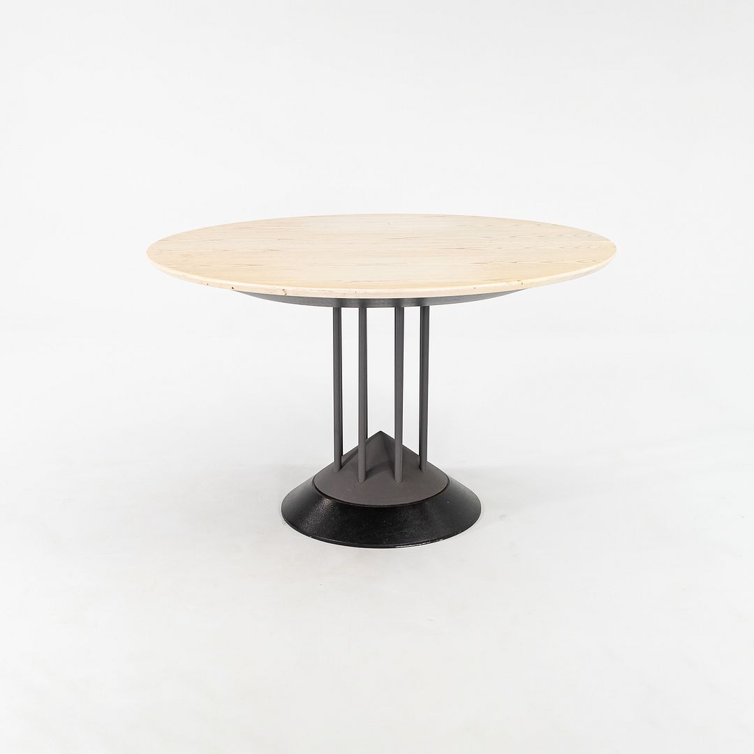 1990s Peter Maly for Tonon Italia Postmodern Extension Dining Table with Leaf