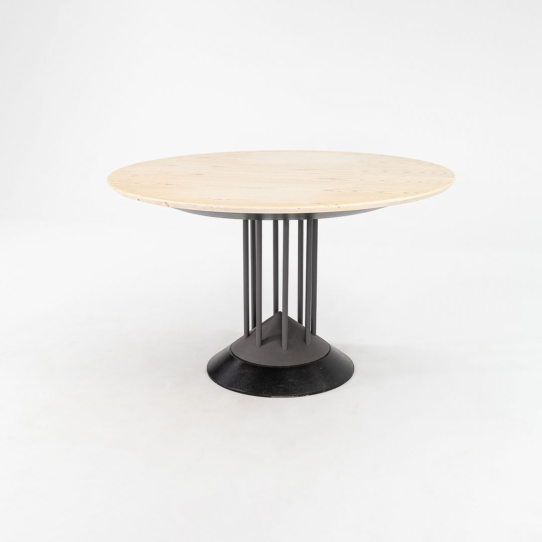 1990s Peter Maly for Tonon Italia Postmodern Extension Dining Table with Leaf