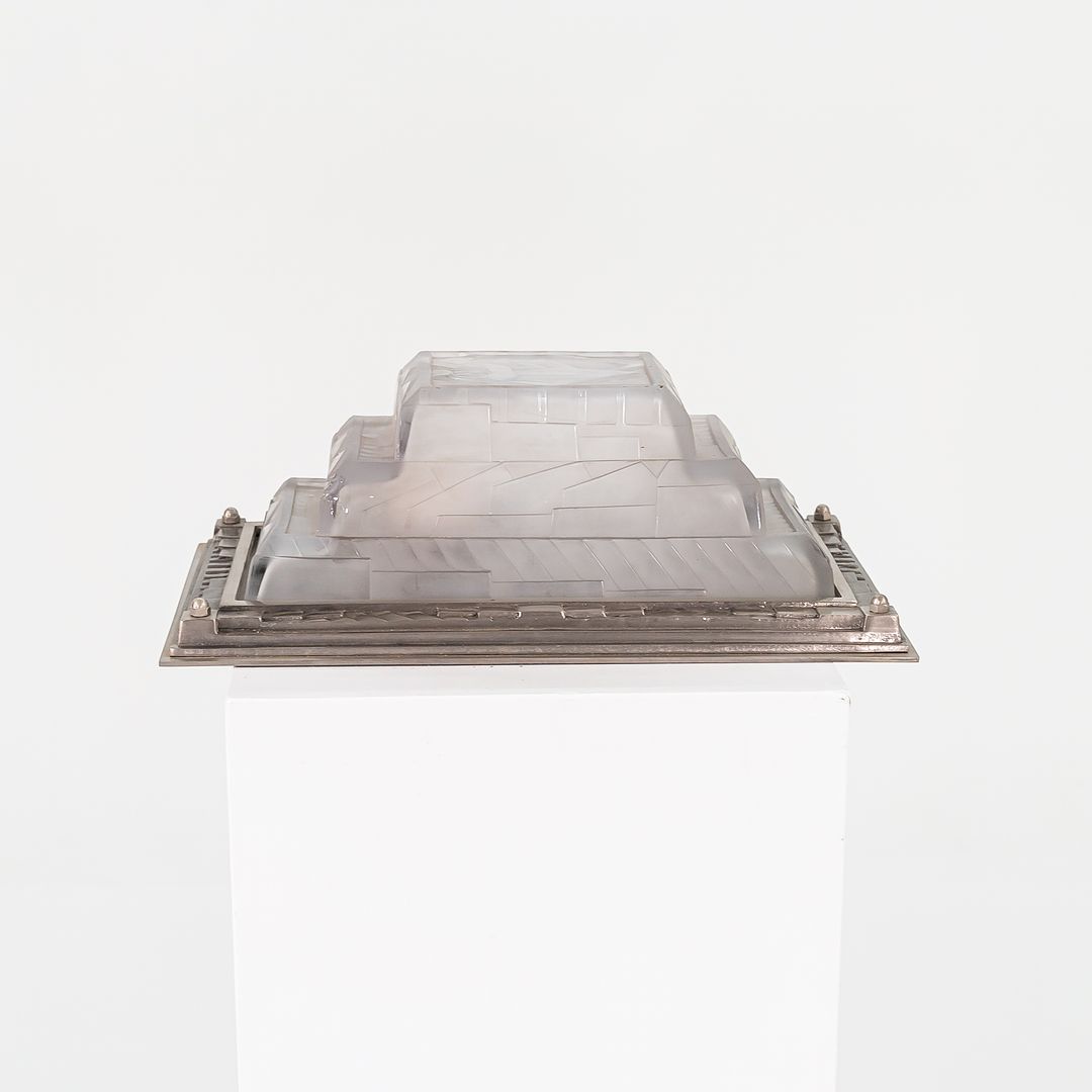 1930s Art Deco Sconce Lamp by David Gueron Degue (attributed) 4x Available