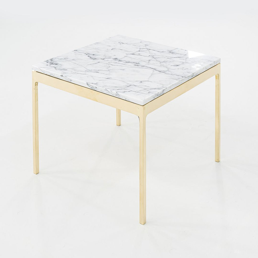 1970s Nicos Zographos TA.20 Series Square Bronze Side Table by Gratz Industries