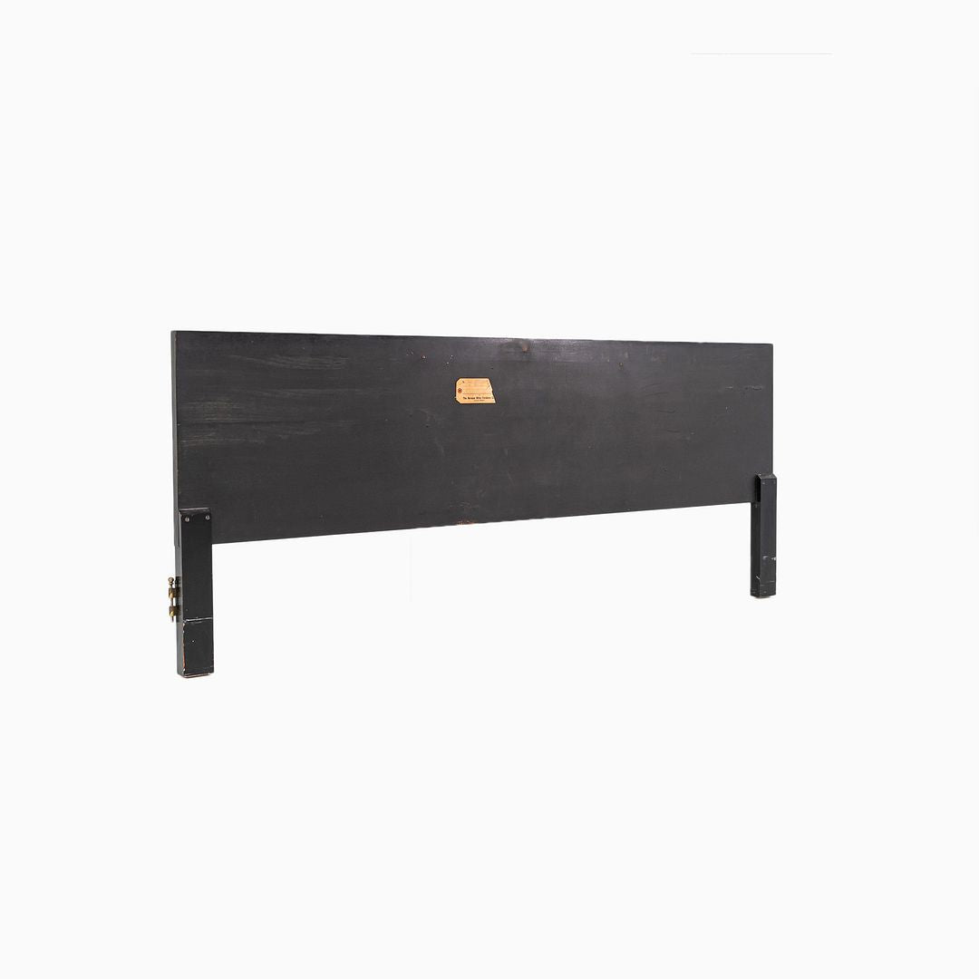 1950s George Nelson for Herman Miller King Headboard with 2x Twin Bed Frames