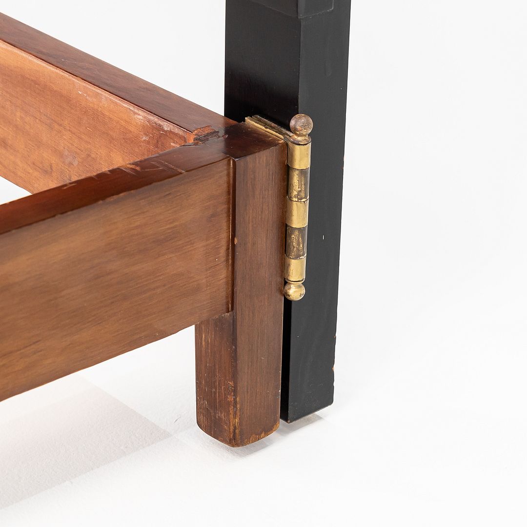 1950s George Nelson for Herman Miller King Headboard with 2x Twin Bed Frames