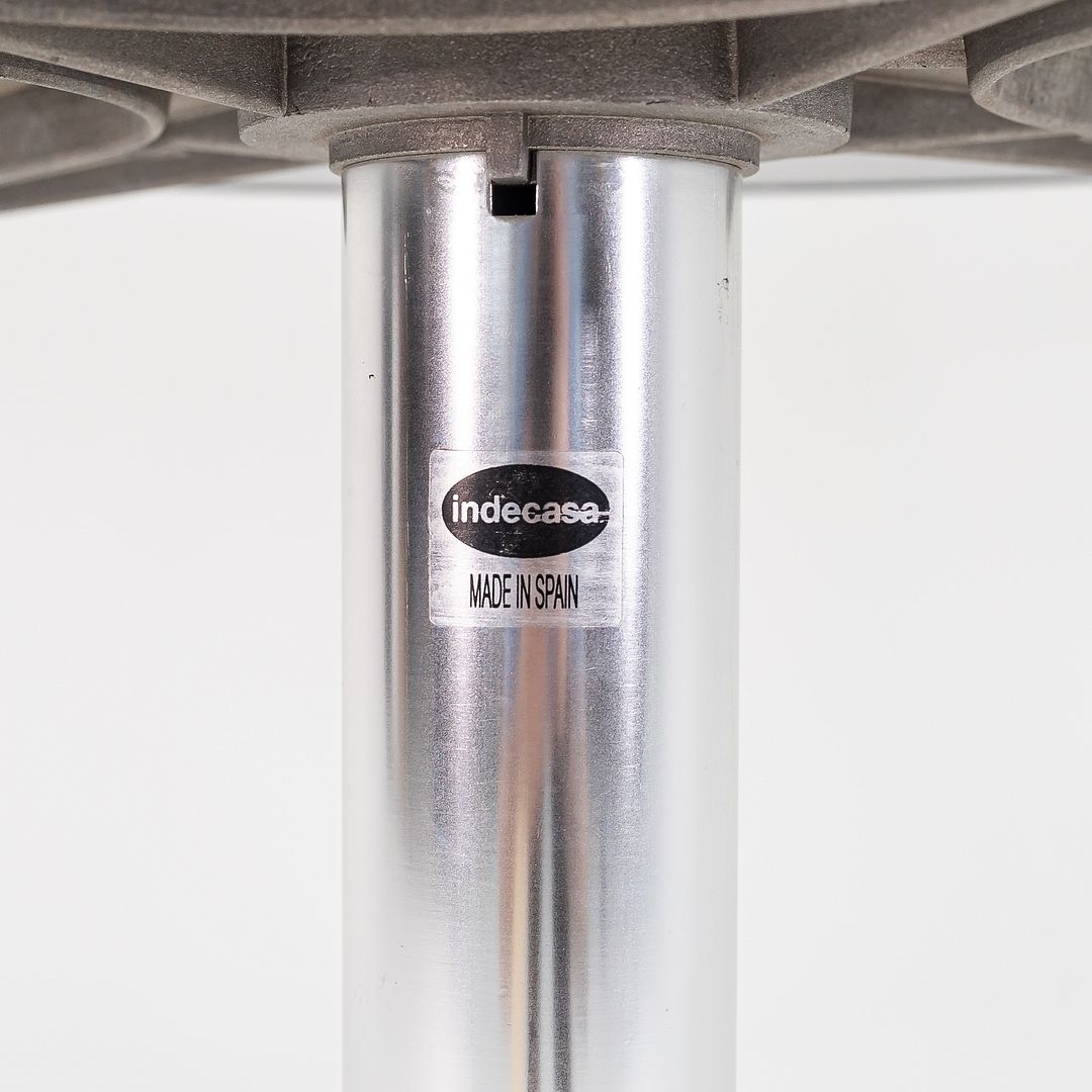 2000s Indecasa Outdoor Bar / High Table in Aluminum and Steel 37 in H 24 in D