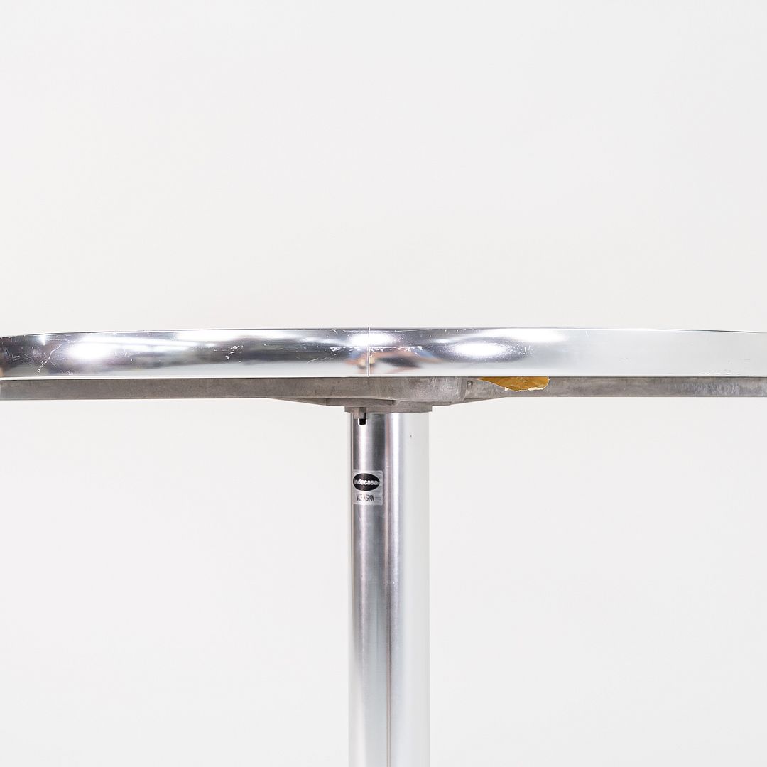 2000s Indecasa Outdoor Bar / High Table in Aluminum and Steel 37 in H 24 in D