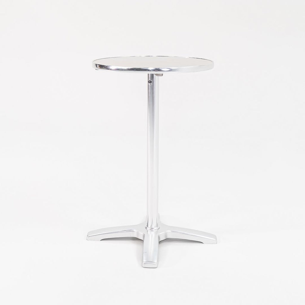 2000s Indecasa Outdoor Bar / High Table in Aluminum and Steel 37 in H 24 in D