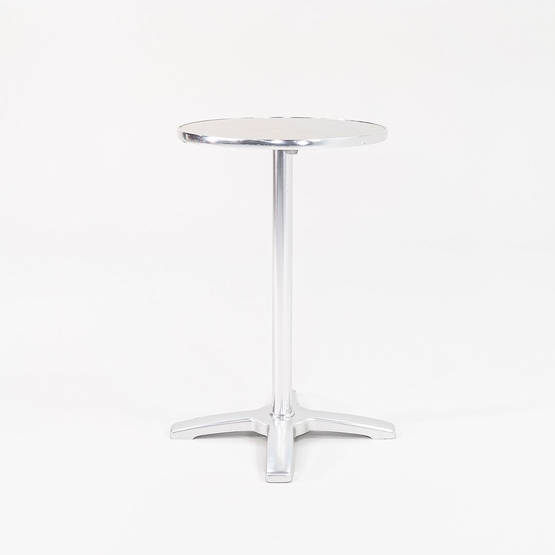 2000s Indecasa Outdoor Bar / High Table in Aluminum and Steel 37 in H 24 in D