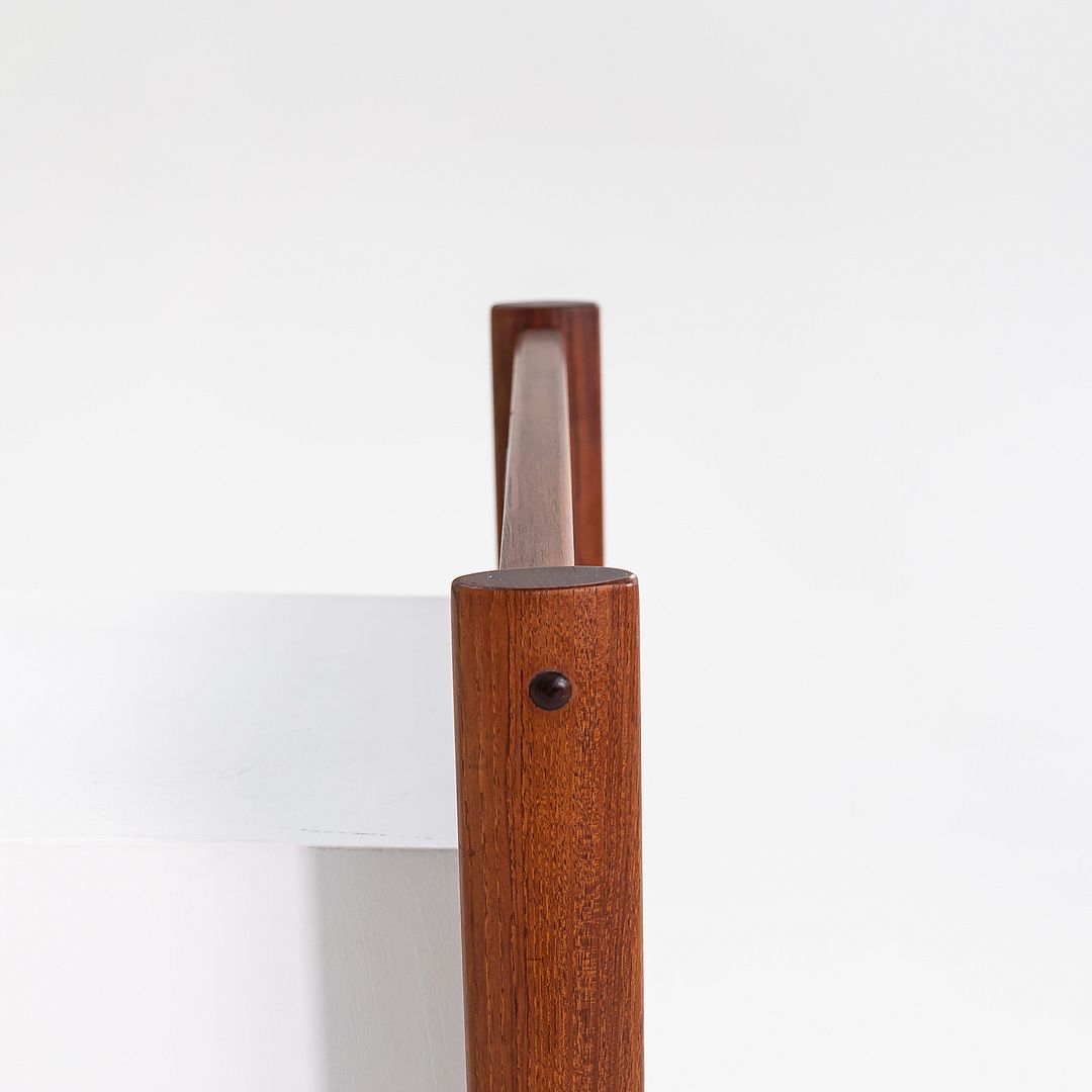 1960s Aksel Kjersgaard Danish Rectangular Wall Mirror in Teak 27 x 40 Inches