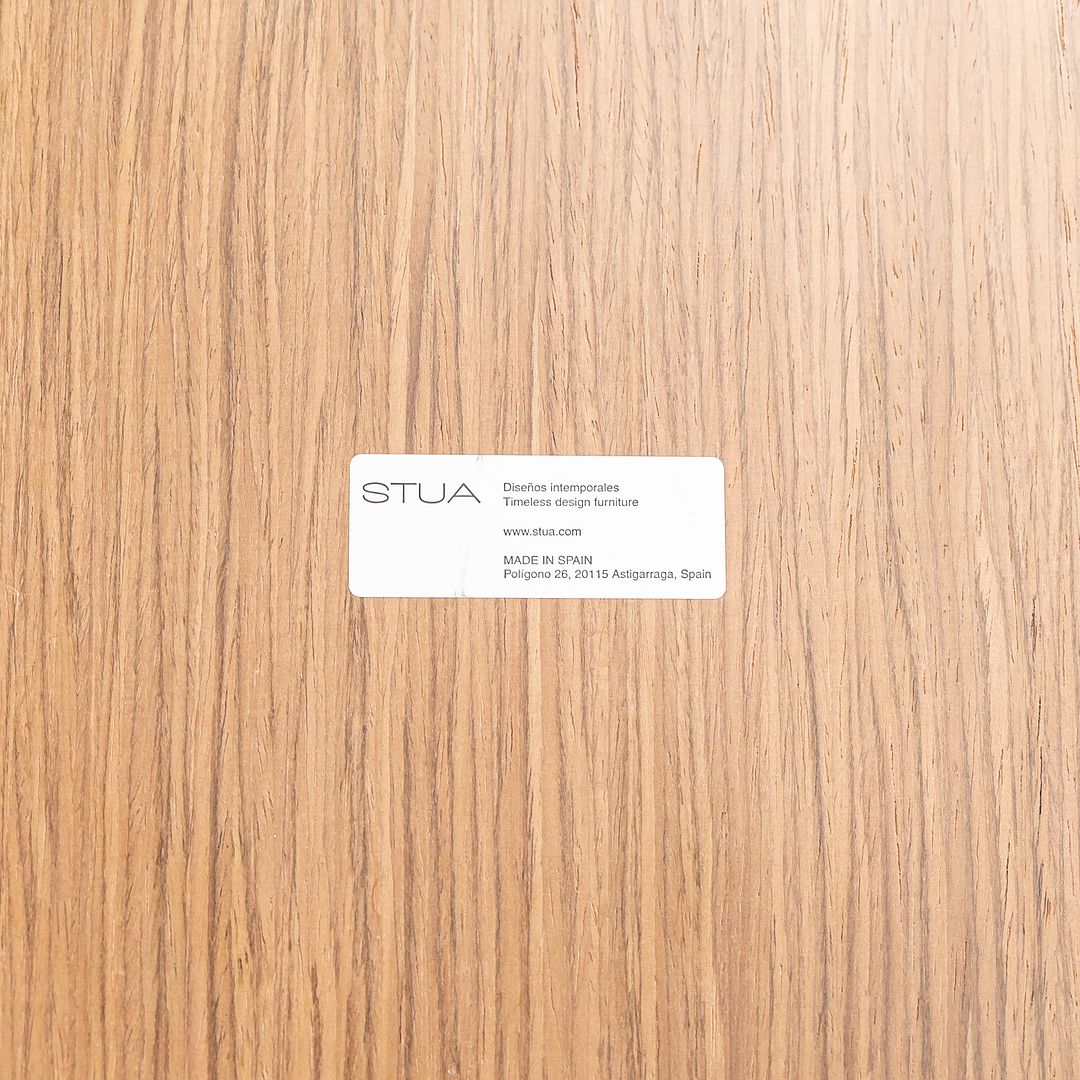 2010s Stua Eclipse Coffee / End Table with Stainless Steel Legs Made in Spain