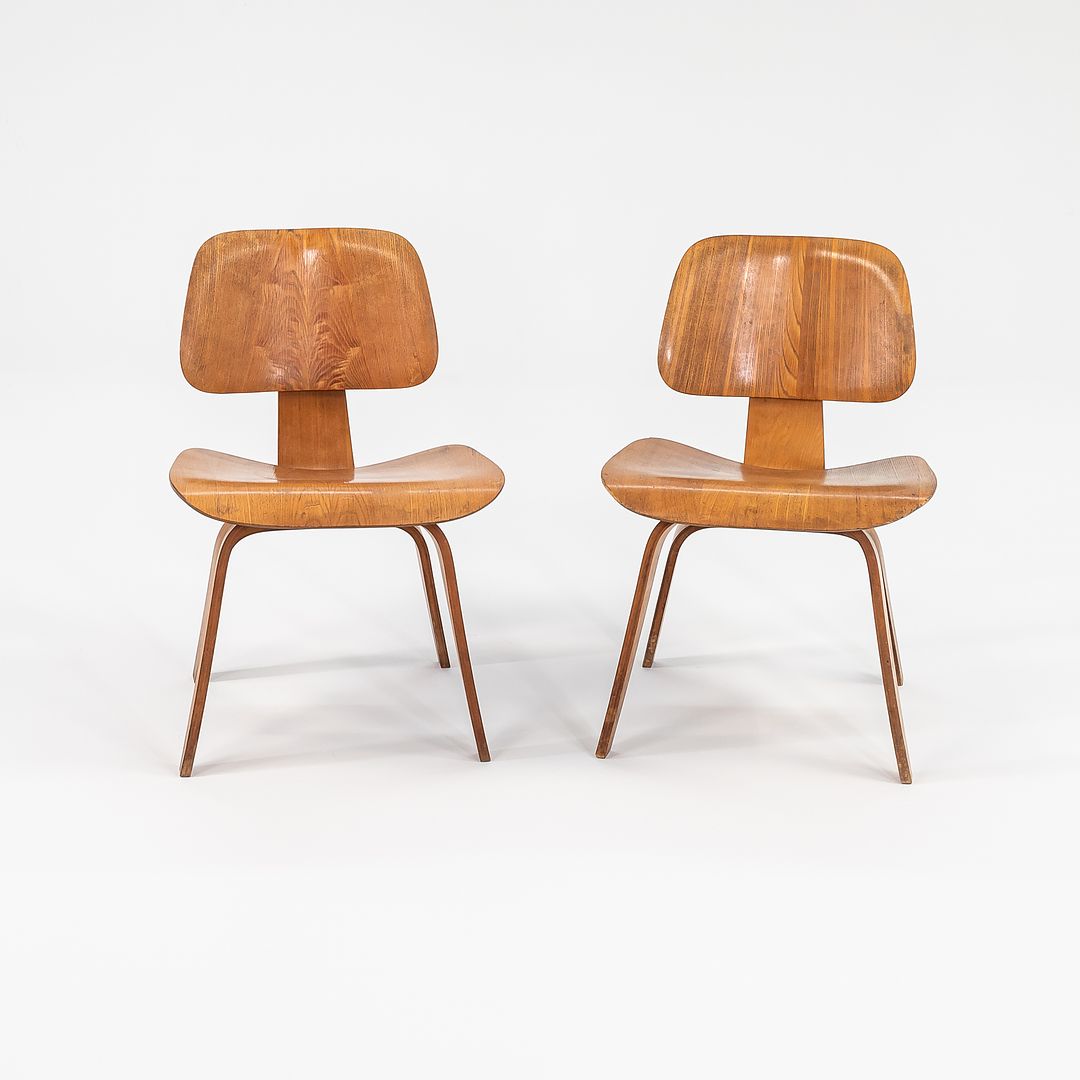 1946 DCW Chair by Ray and Charles Eames for Evans Products Company in Calico Ash