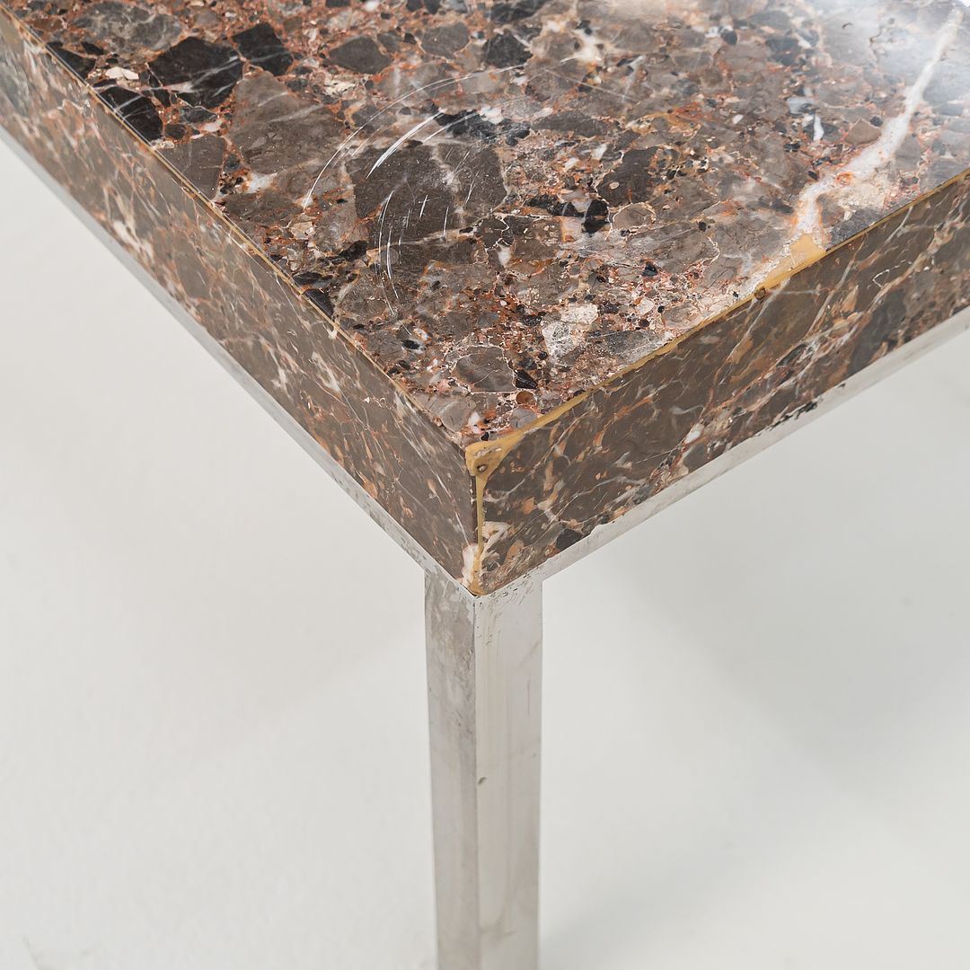 1965 Emperador Marble Coffee Table by Davis Allen and Gordon Bunshaft for SOM Design