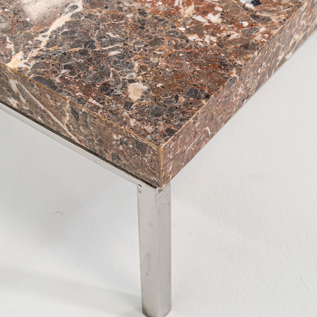 1965 Emperador Marble Coffee Table by Davis Allen and Gordon Bunshaft for SOM Design