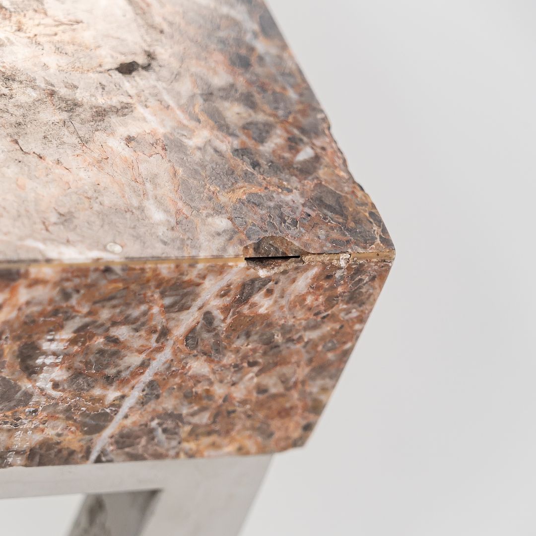 1965 Emperador Marble Coffee Table by Davis Allen and Gordon Bunshaft for SOM Design