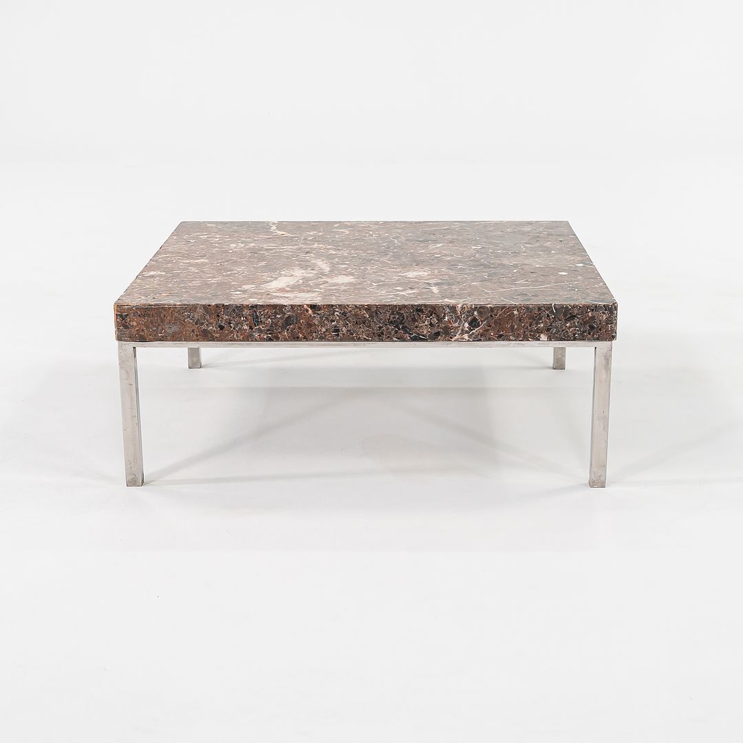 1965 Emperador Marble Coffee Table by Davis Allen and Gordon Bunshaft for SOM Design