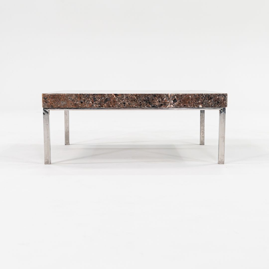 1965 Emperador Marble Coffee Table by Davis Allen and Gordon Bunshaft for SOM Design