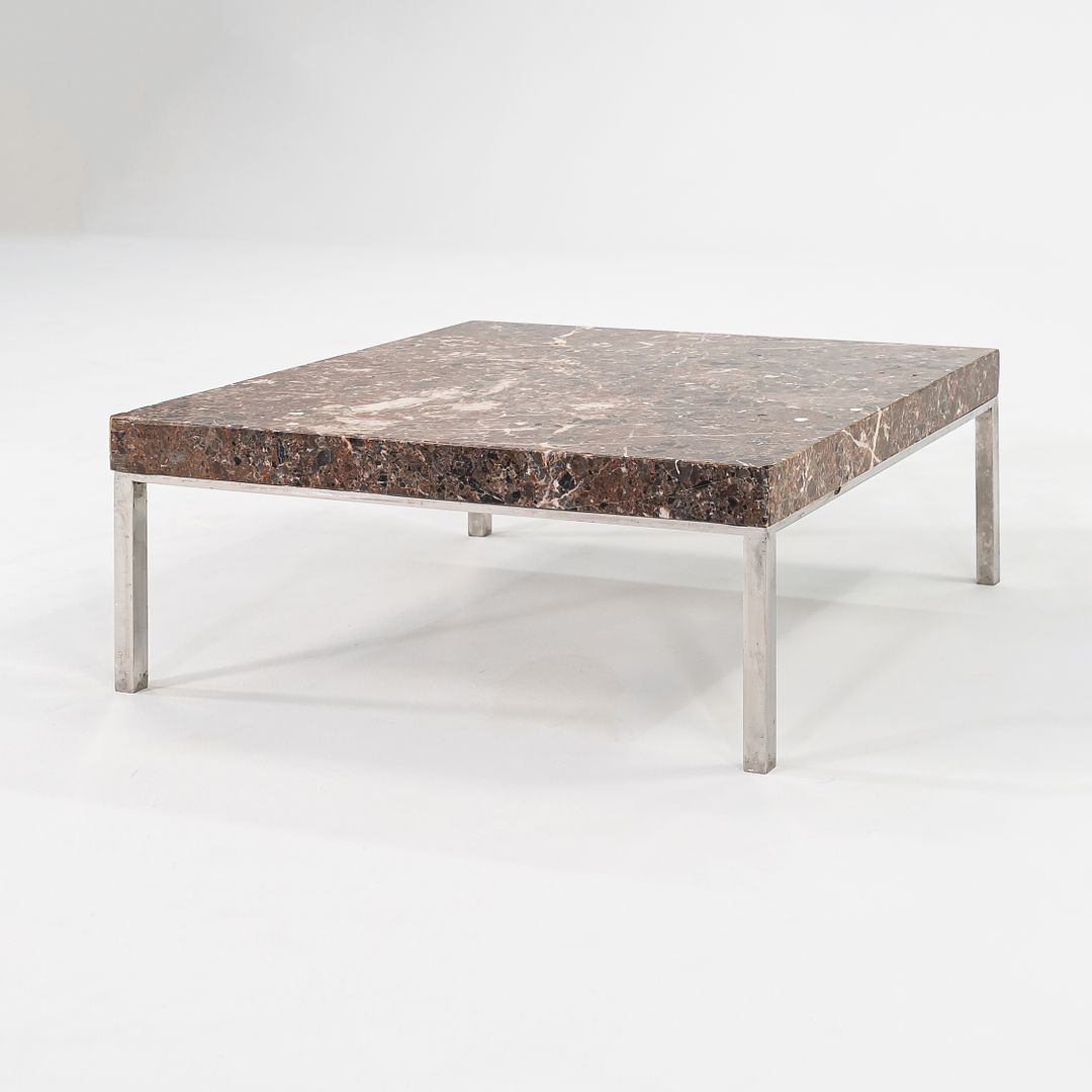 1965 Emperador Marble Coffee Table by Davis Allen and Gordon Bunshaft for SOM Design