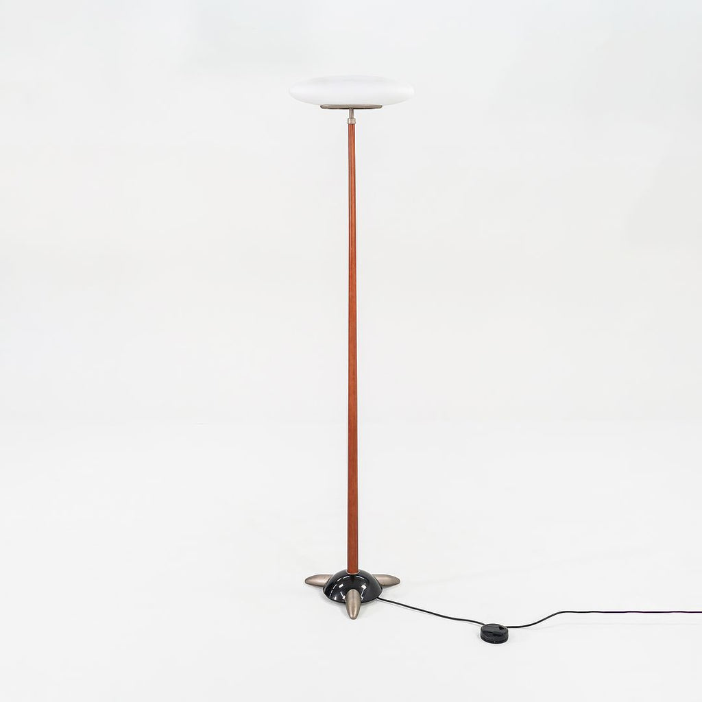 SOLD 1993 PAO Floor Lamp by Matteo Thun for Arteluce Italy in Cherry and Glass