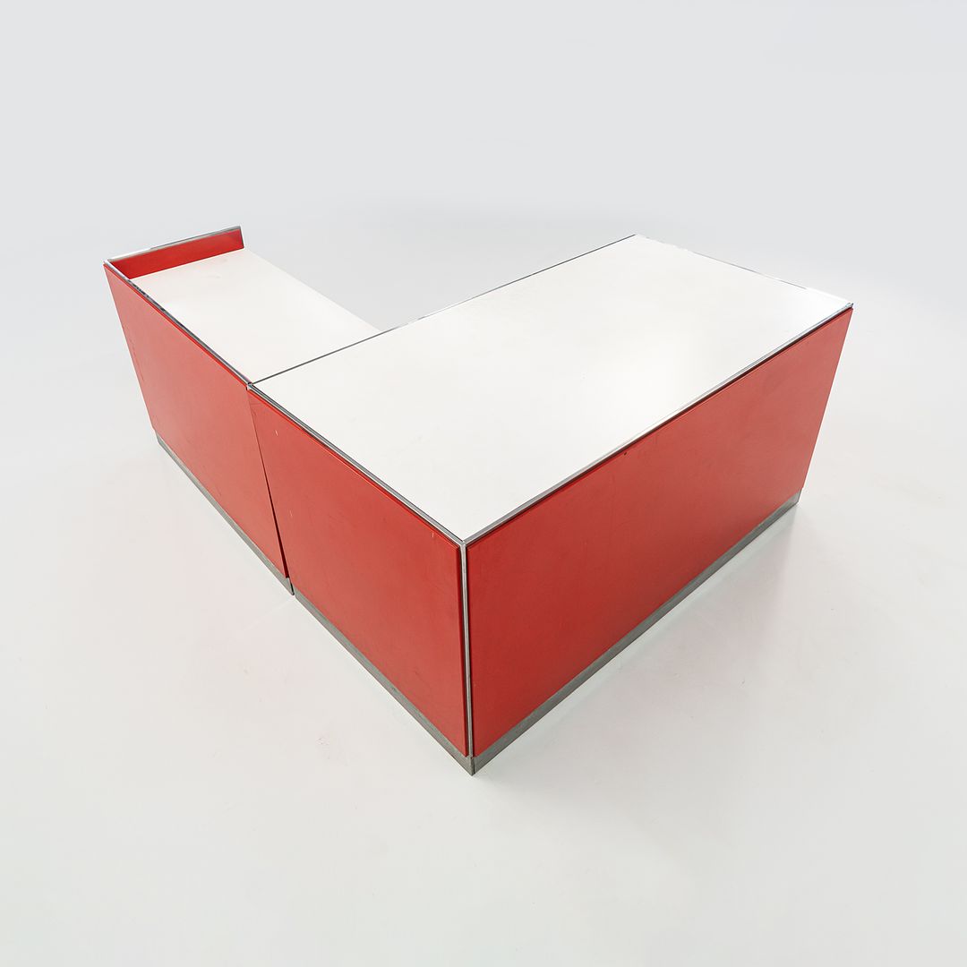 1970s Reception Desk by Davis Allen of SOM Architect for General Fireproofing Co.