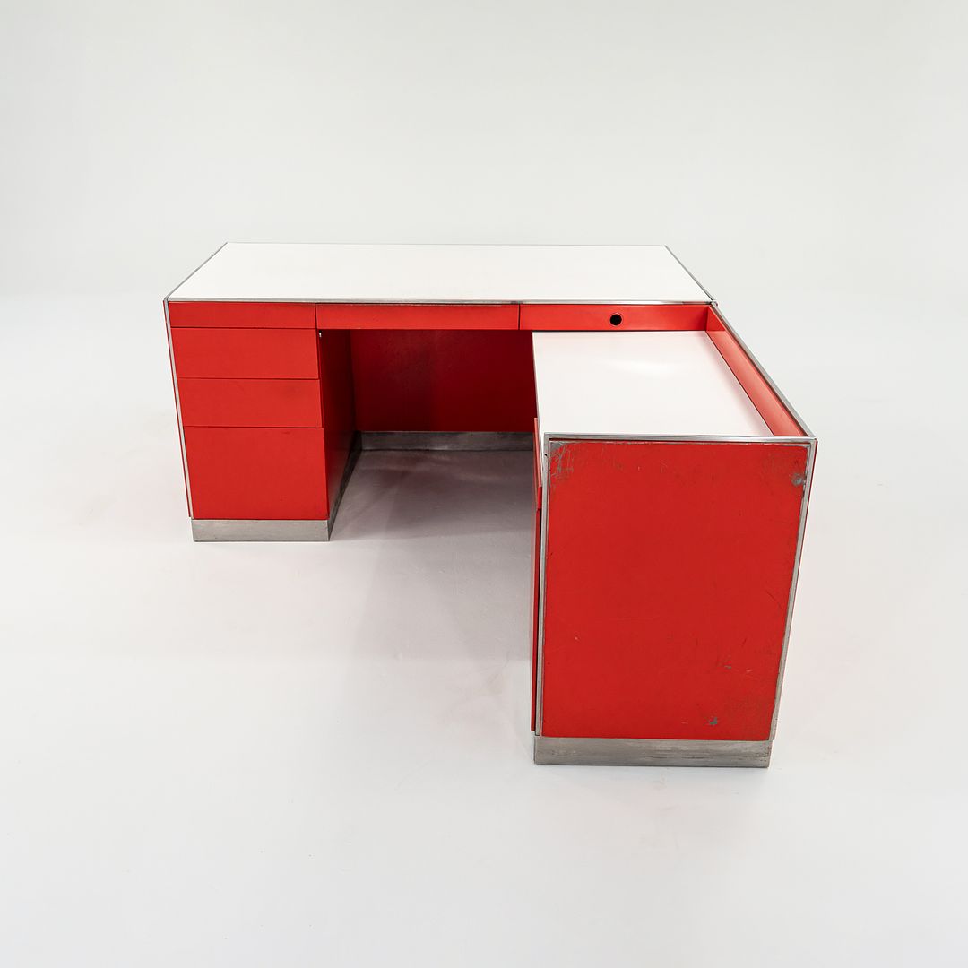 1970s Reception Desk by Davis Allen of SOM Architect for General Fireproofing Co.