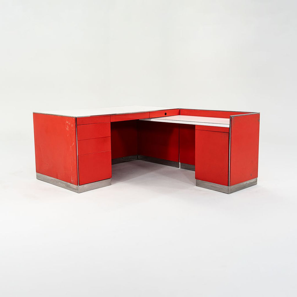 1970s Reception Desk by Davis Allen of SOM Architect for General Fireproofing Co.