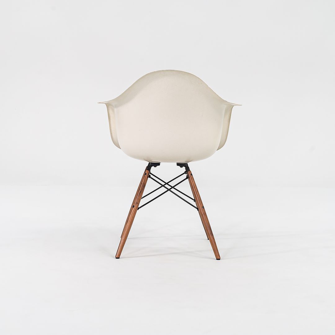2016 DFAW Armchair by Charles and Ray Eames for Herman Miller in Parchment Fiberglass and Walnut 2x Available