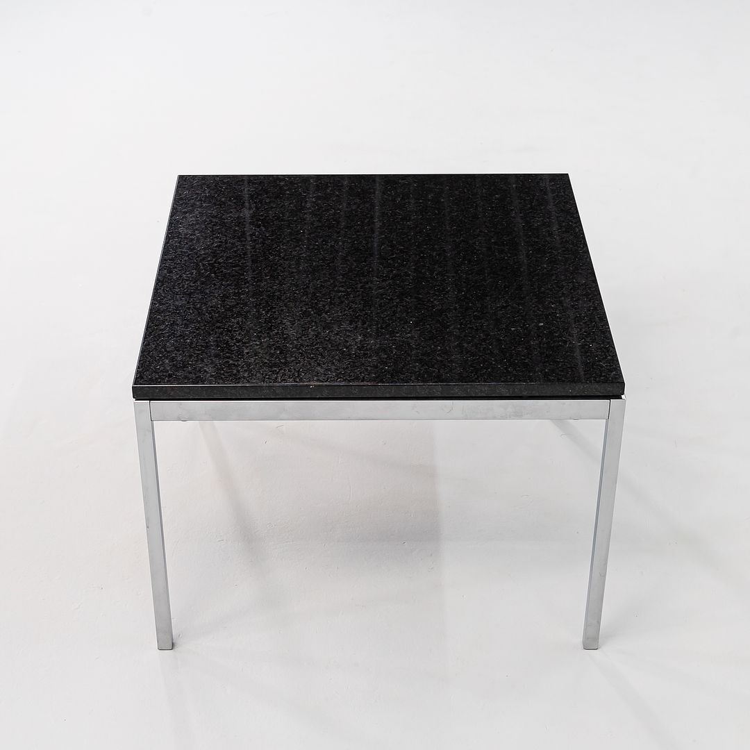 2016 Florence Knoll Coffee / End Table, Model 2510T by Florence Knoll for Knoll in Black Marble 2x Available