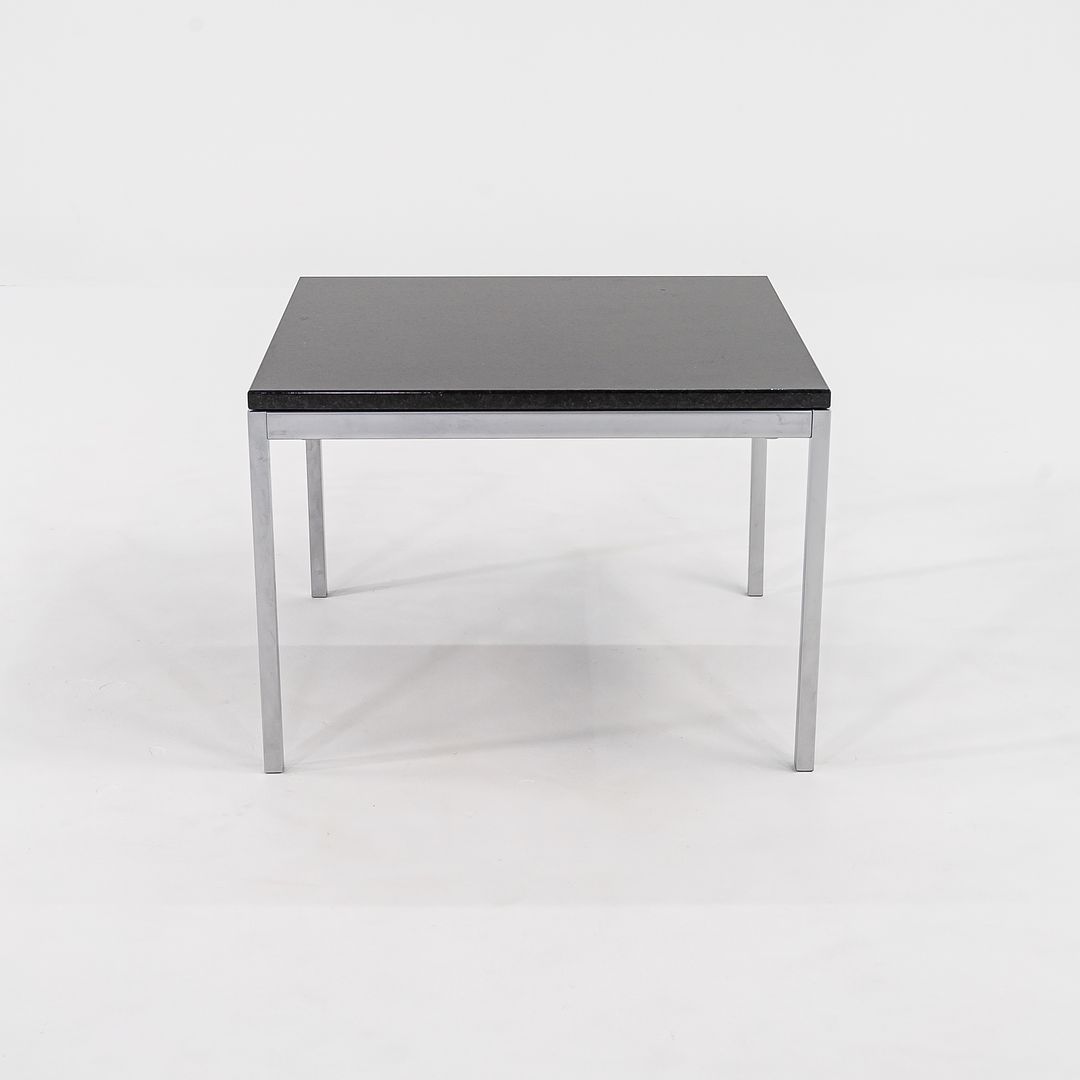 2016 Florence Knoll Coffee / End Table, Model 2510T by Florence Knoll for Knoll in Black Marble 2x Available