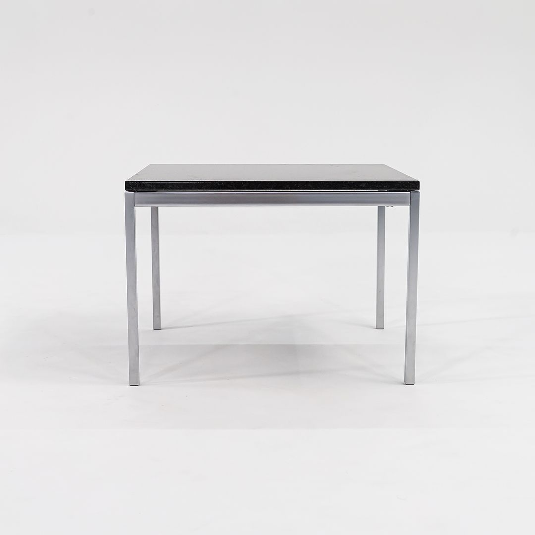 2016 Florence Knoll Coffee / End Table, Model 2510T by Florence Knoll for Knoll in Black Marble 2x Available