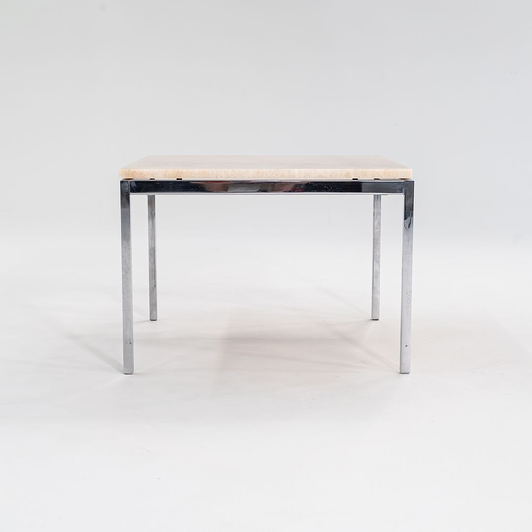 2016 Florence Knoll Coffee Table, Model 2510T by Florence Knoll for Knoll in Marble and Steel