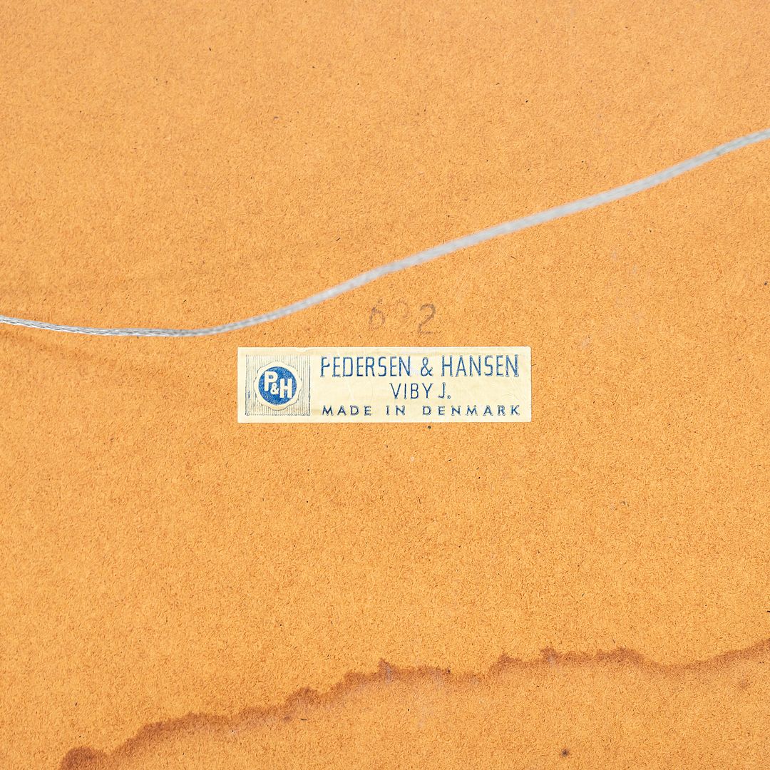 1960s Pederson & Hansen for Viby J Solid Brazilian Rosewood Circular Mirror 15"