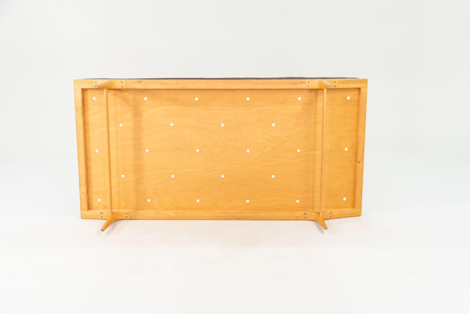 SOLD 1960s Berlin 57 Daybed, Model T303 by Bruno Mathsson for Firma Karl Mathsson in Beech with Original Fabric