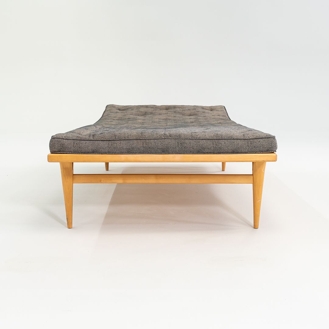 SOLD 1960s Berlin 57 Daybed, Model T303 by Bruno Mathsson for Firma Karl Mathsson in Beech with Original Fabric