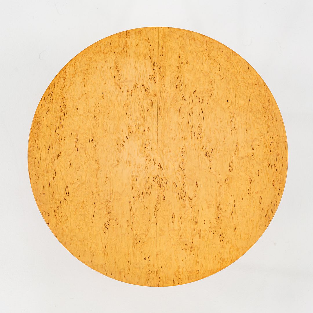 1962 Bruno Mathsson for Firma Karl Mathsson Annika Side Table with Burled Birch