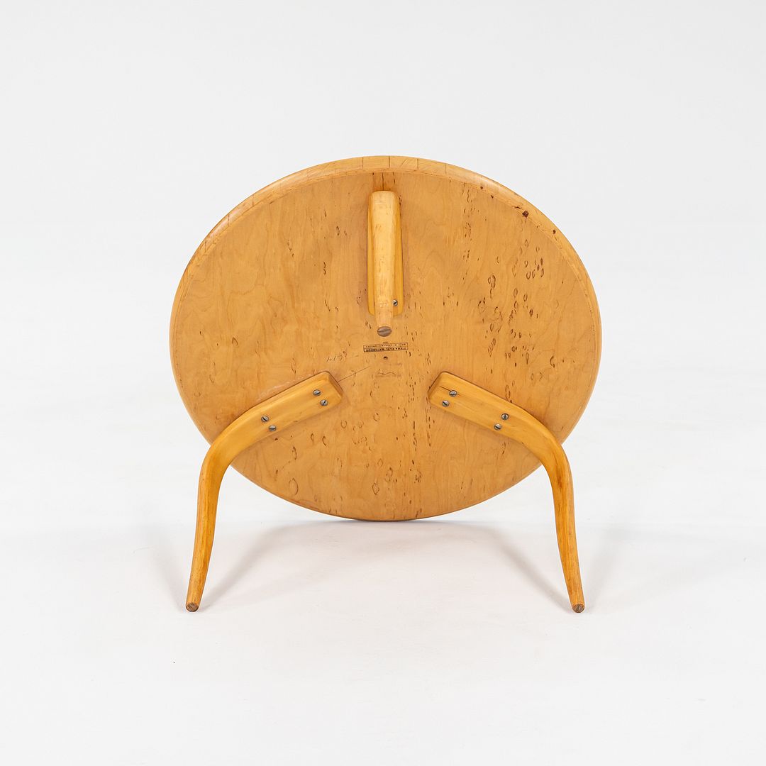 1962 Bruno Mathsson for Firma Karl Mathsson Annika Side Table with Burled Birch