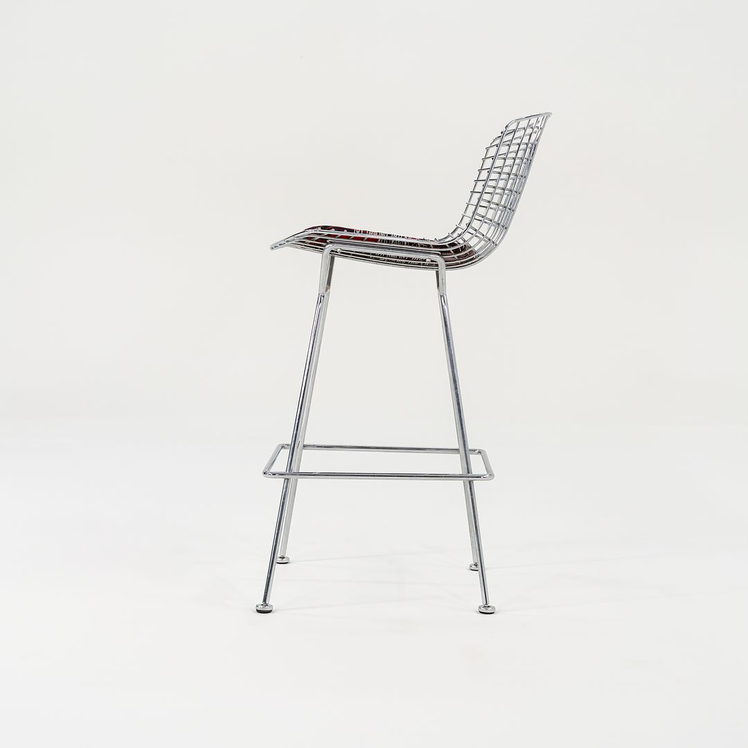 2021 Bertoia Bar Stool, Model 428C by Harry Bertoia for Knoll 4x Available