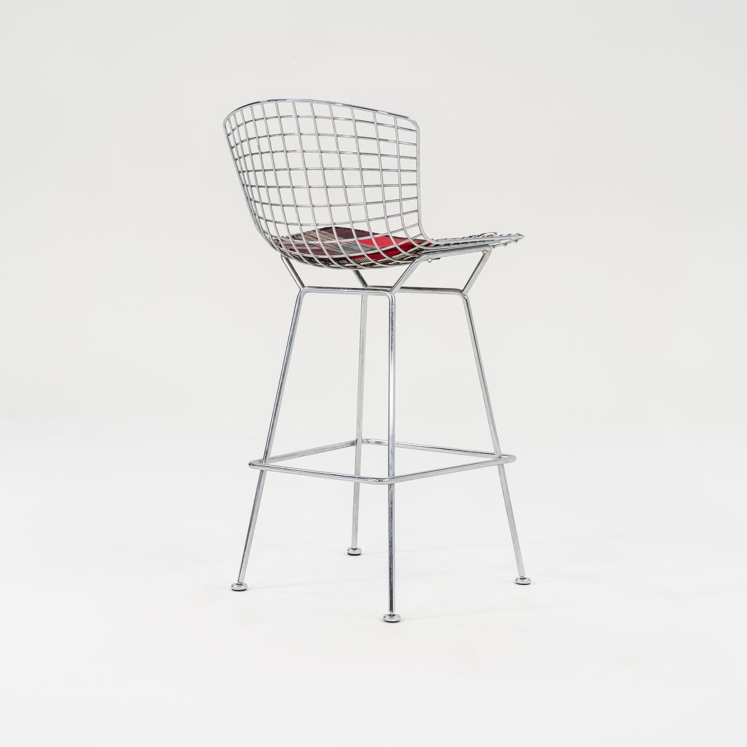 2021 Bertoia Bar Stool, Model 428C by Harry Bertoia for Knoll 4x Available