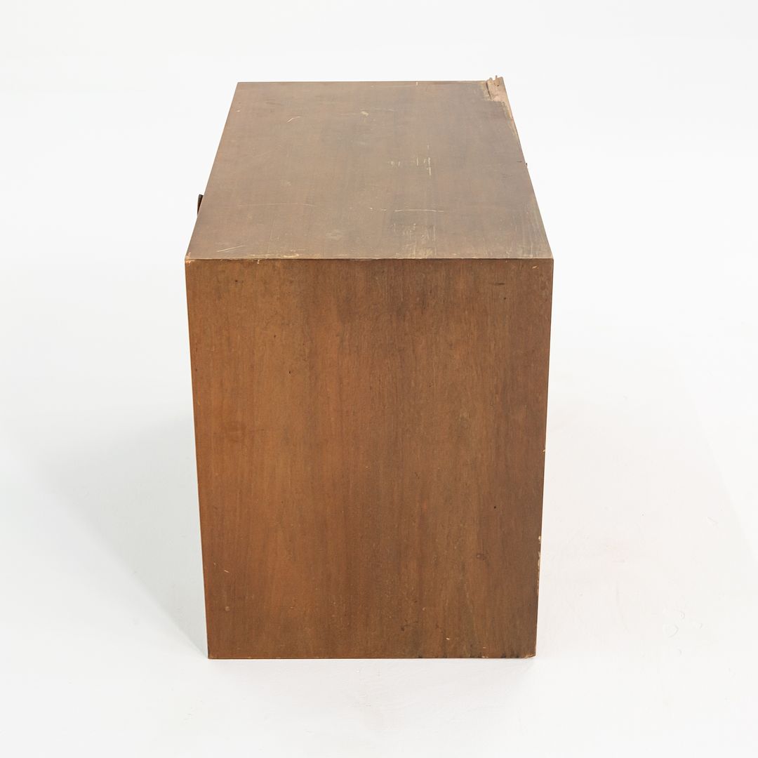 1954 BCS Four Drawer Cabinet, Model 4606 by George Nelson for Herman Miller in Walnut (without bench)