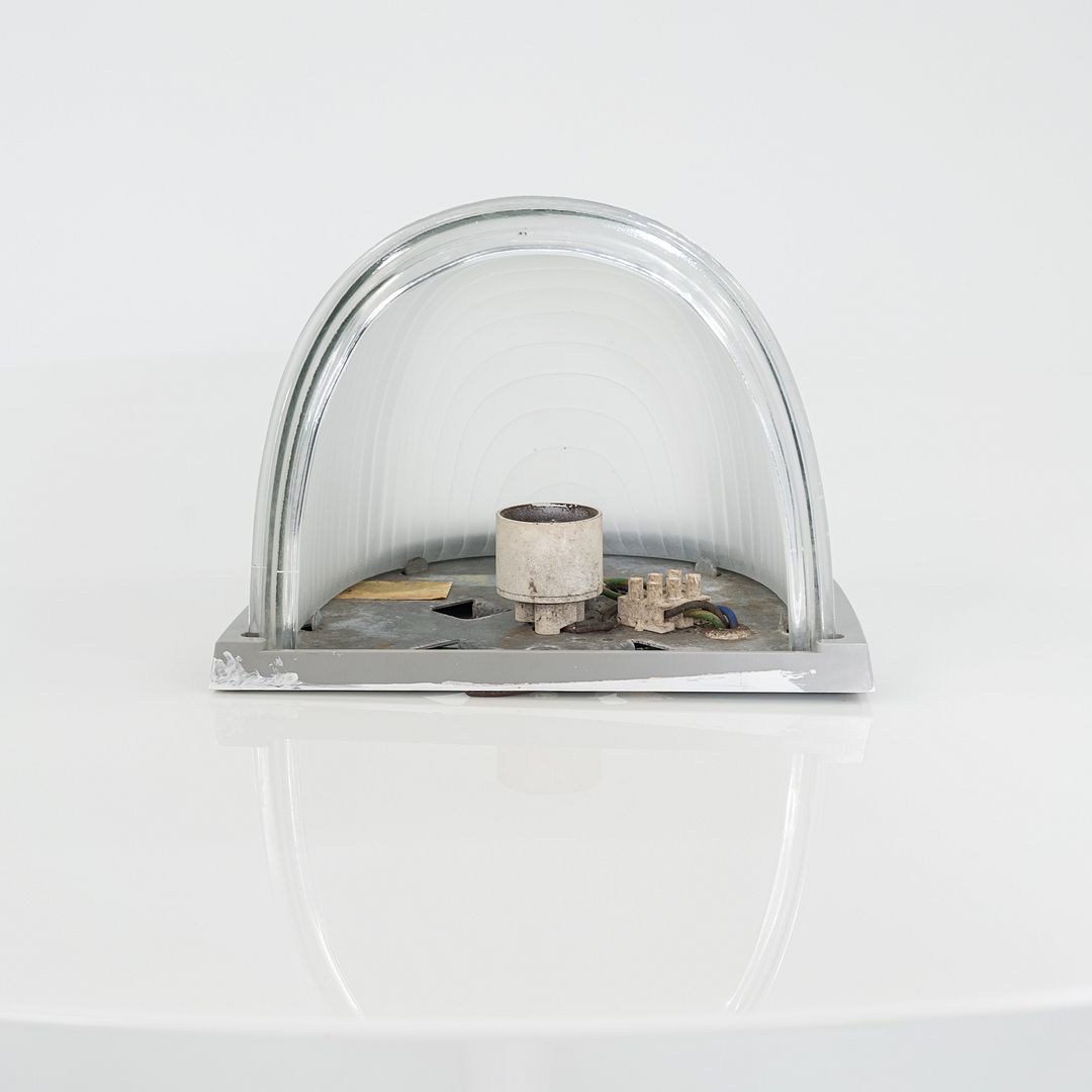 1980s Paride 20 Glass Wall Sconce by Angelo Mangiarotti for Artemide 3x Avail