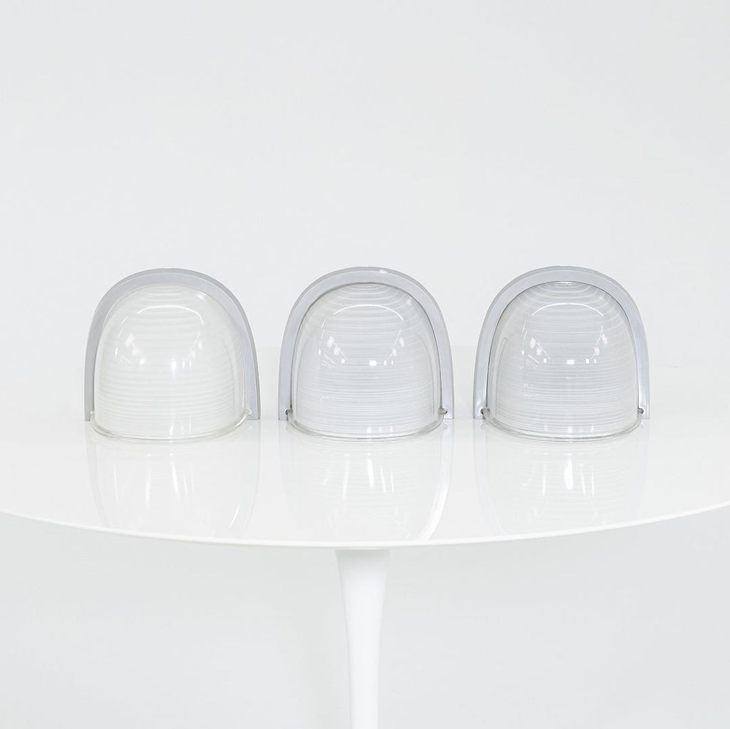 1980s Paride 20 Glass Wall Sconce by Angelo Mangiarotti for Artemide 3x Avail