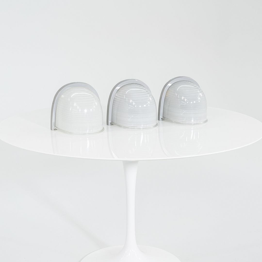 1980s Paride 20 Glass Wall Sconce by Angelo Mangiarotti for Artemide 3x Avail