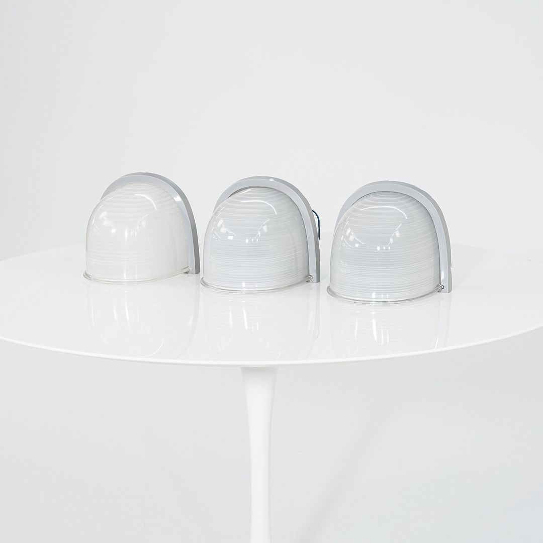 1980s Paride 20 Glass Wall Sconce by Angelo Mangiarotti for Artemide 3x Avail