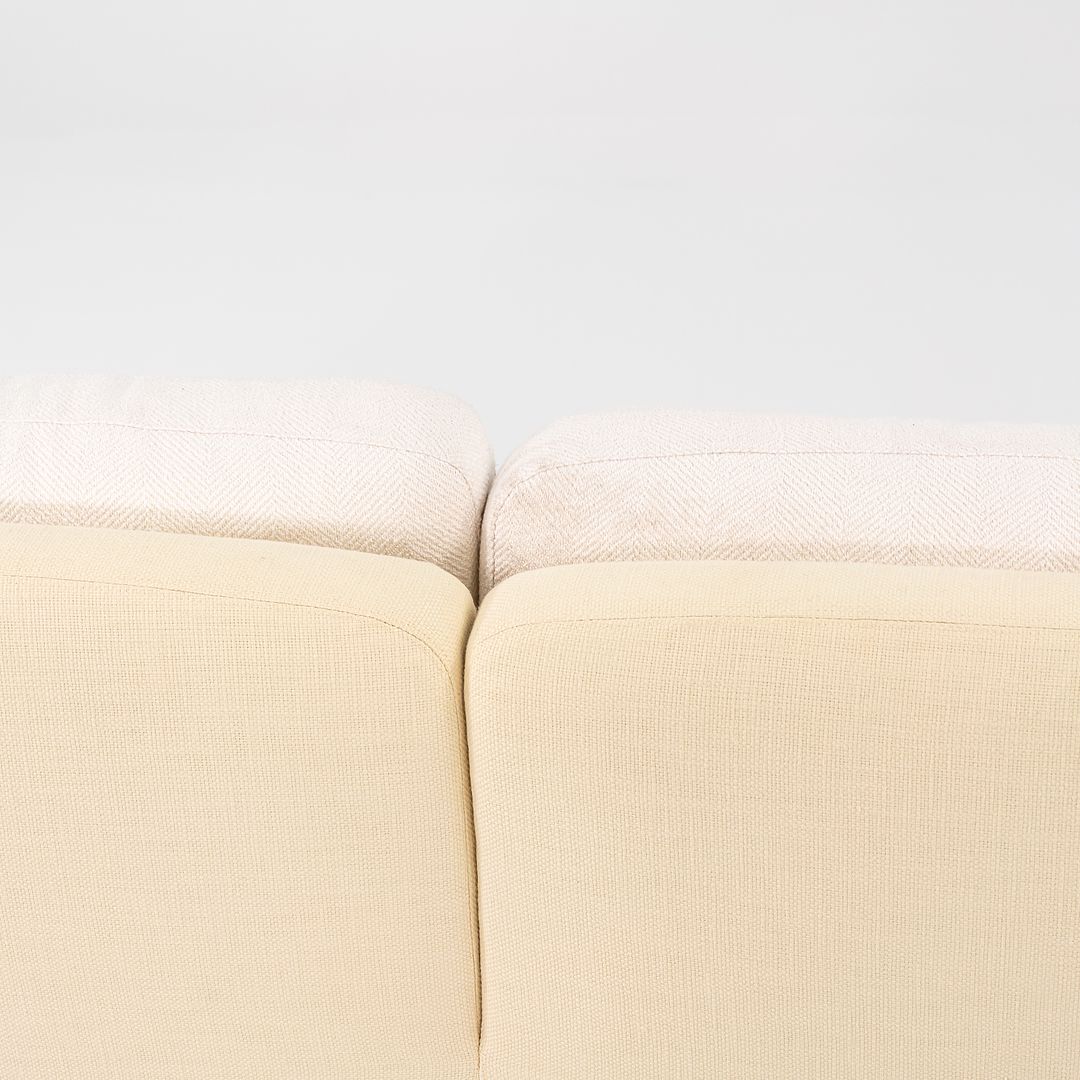 1990s Cina Sofa By Antonio Citterio For B&B Italia in 2-Tone Light Fabric 2x Available
