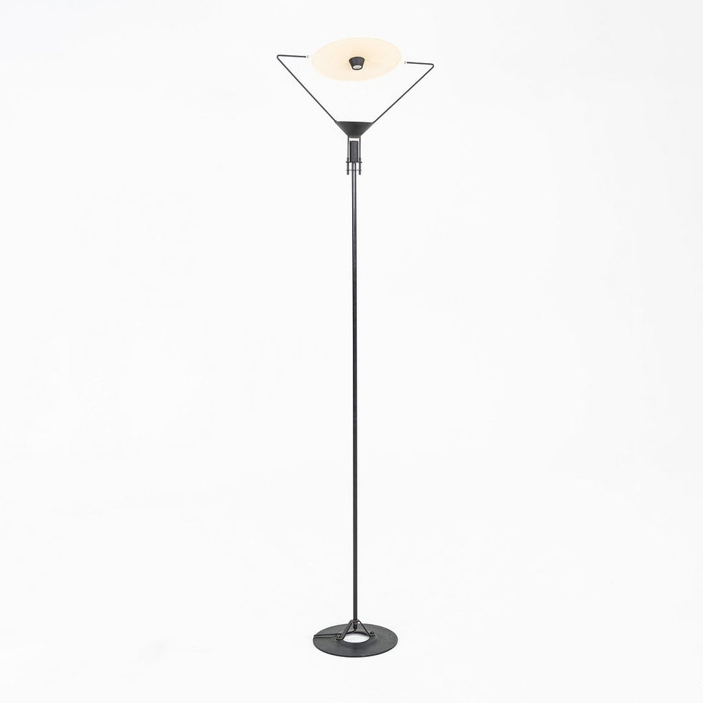 C. 1980s Polifemo Floor Lamp Carlo Forcolini Artemide Mirror Halogen Reflector