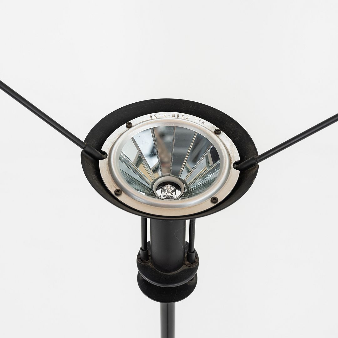 C. 1980s Polifemo Floor Lamp Carlo Forcolini Artemide Mirror Halogen Reflector