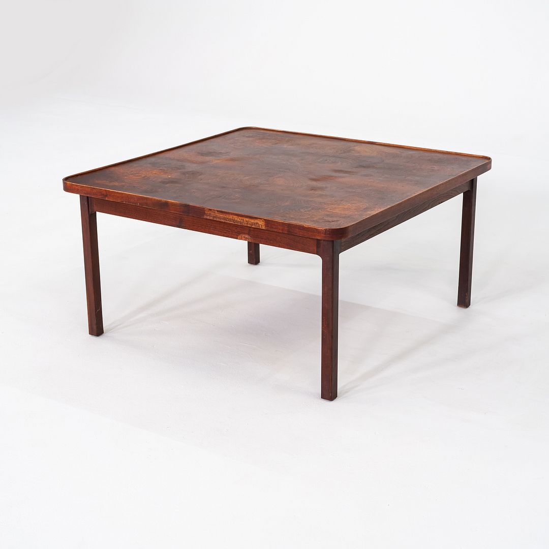 1960s Jack Cartwright for Founders Square End / Coffee Table in Walnut 32 x 32"