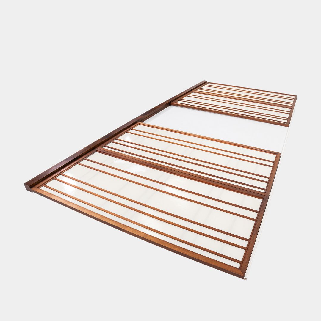 1960s Set of Four American Black Walnut Shoji Panels, Attributed to Nakashima