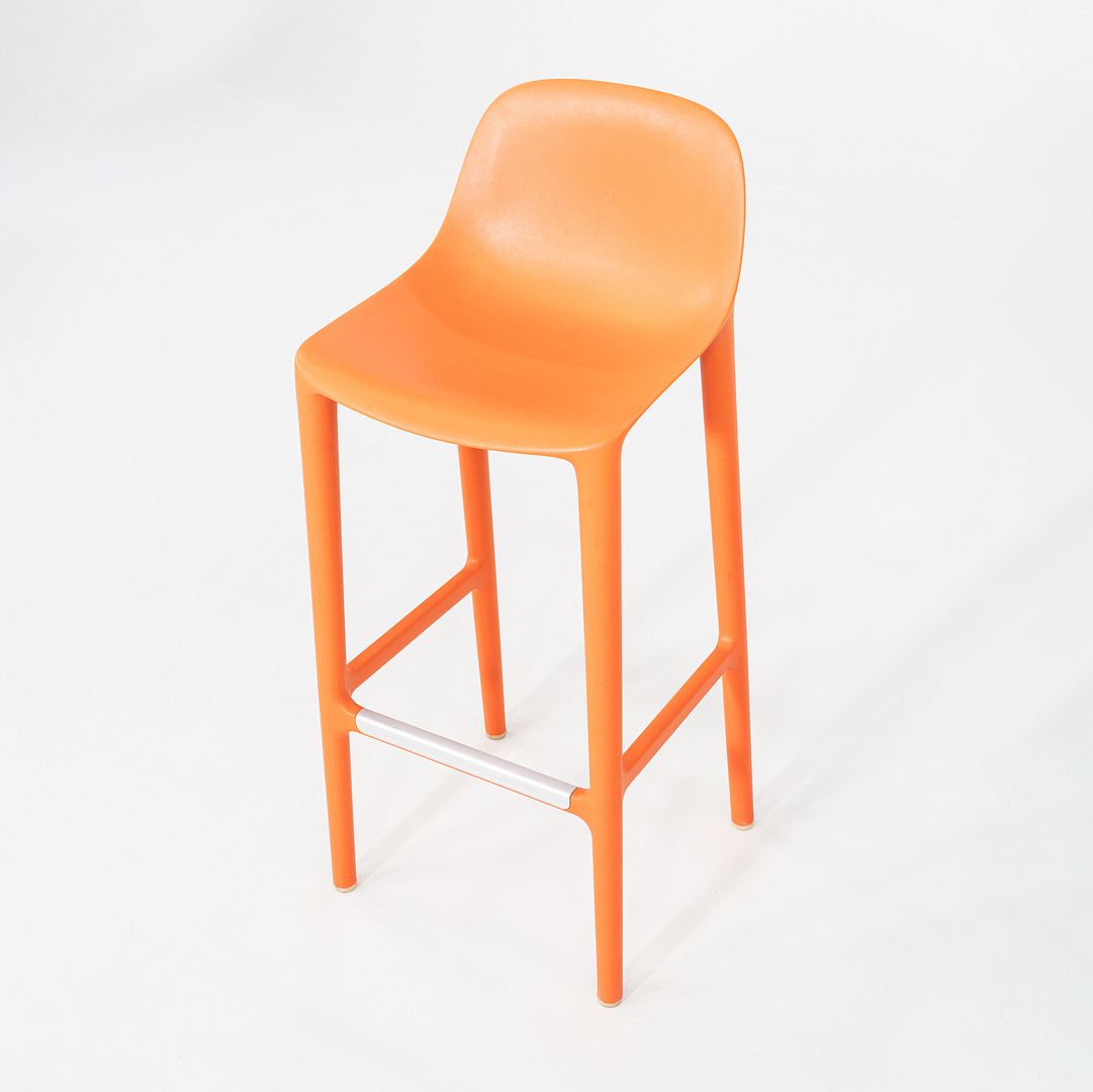 2020s Philippe Starck for Emeco Broom Bar Stool Plastic and Wood Fibers 8x Avail