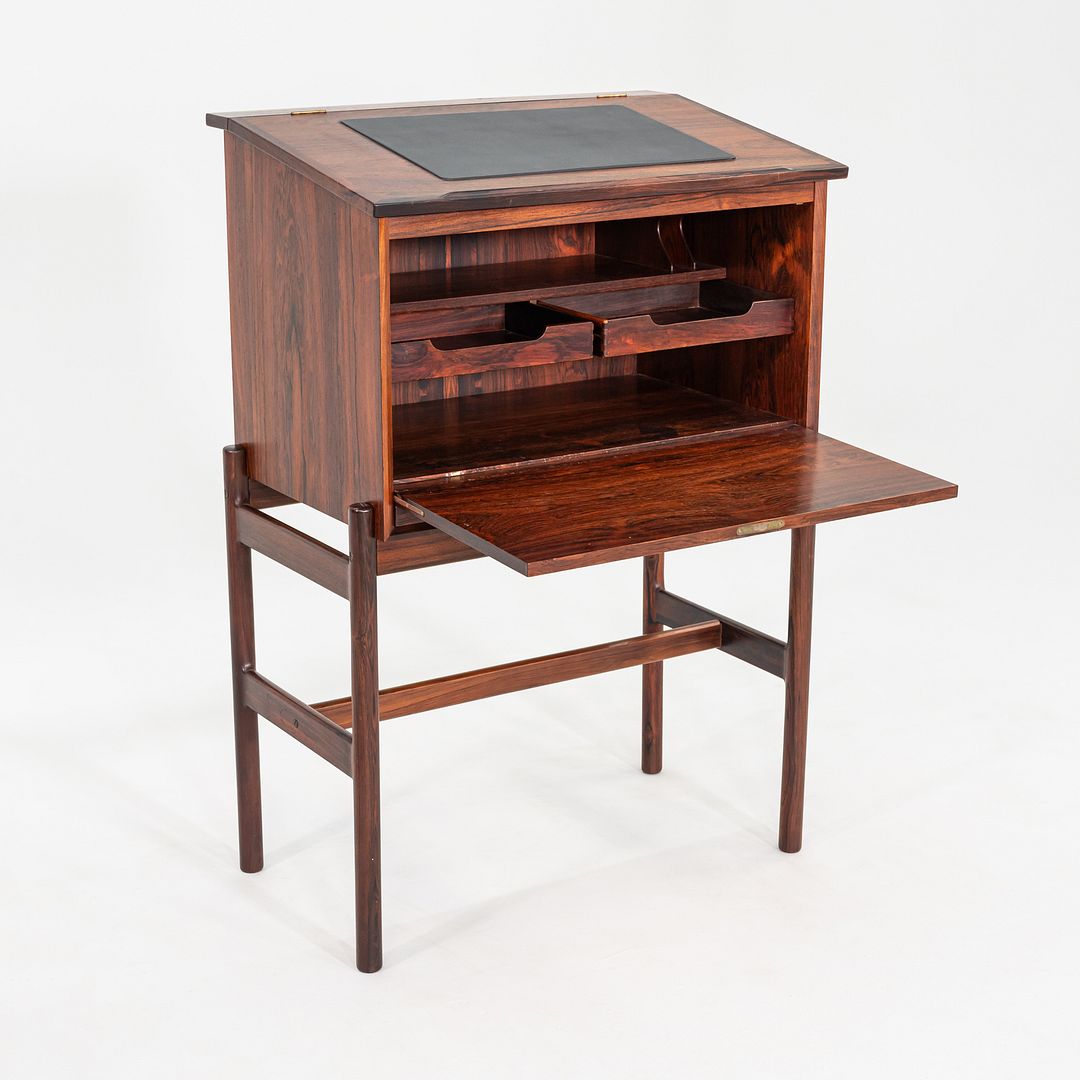 1960s Arne & Reno Wahl Iversen Vinde Mobelfabrik Rosewood Writing / High Desk 67