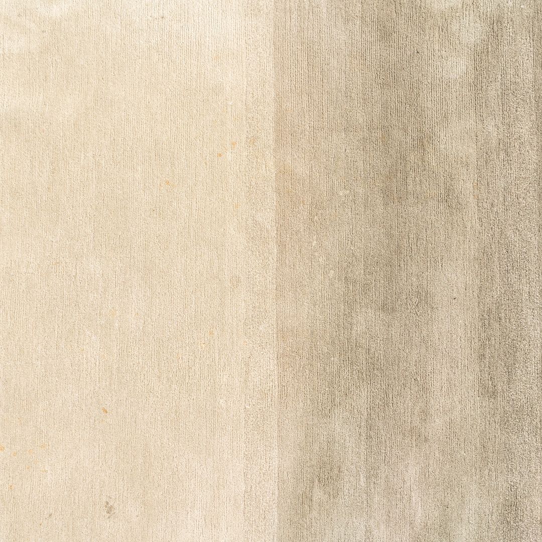 2000s Hand Knotted Large Area Rug in Grey and White from Nepal 11 x 14 feet