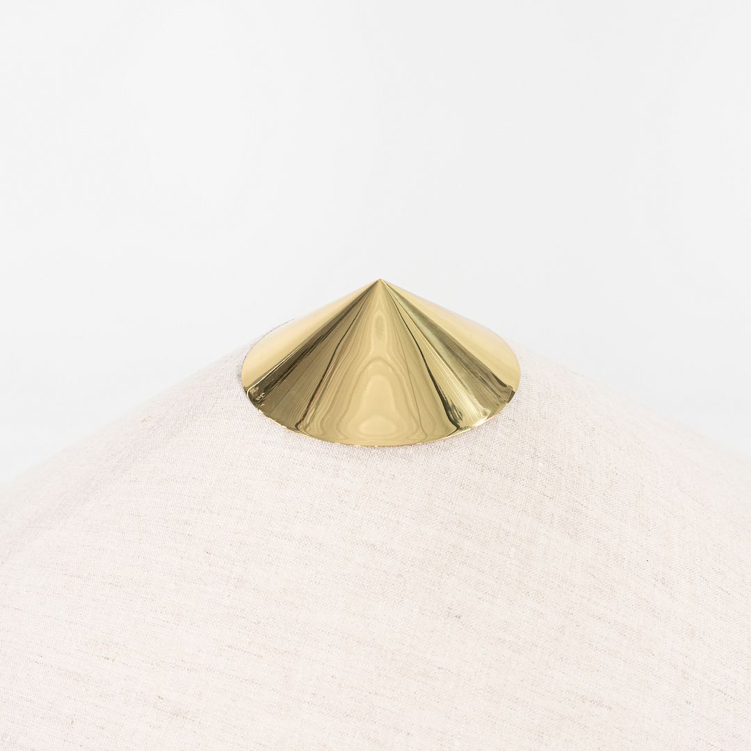 2024 Paavo Tynell for GUBI 9602 Floor Lamp “Chinese Hat” with White Canvas Shade